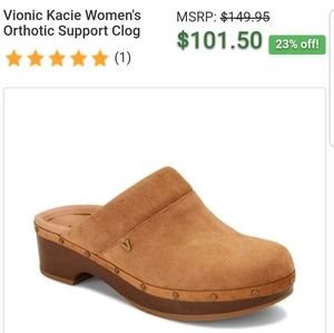 Vionic Tan Clog NEW in box